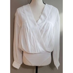 NWT Express White Bodysuit